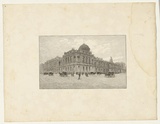 Title: Law courts, Melbourne | Date: 1886-88 | Technique: wood-engraving, printed in black ink, from one block