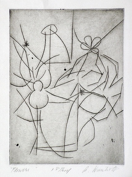 Artist: b'Wienholt, Anne.' | Title: b'Flowers' | Technique: b'line-engraving, printed in black ink, from one copper plate'