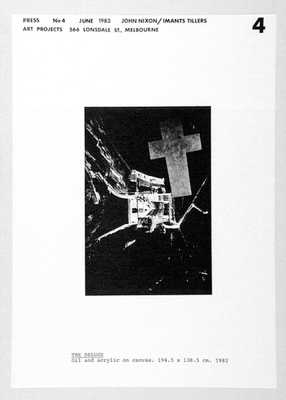 Artist: b'Nixon, John.' | Title: b'Press - No.4' | Date: 1983 | Technique: b'photocopy'