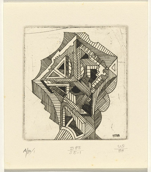 Artist: b'SELLBACH, Udo' | Title: b'not titled' | Date: 1960-80 | Technique: b'etching'