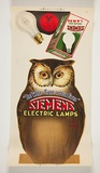 Artist: b'Burdett, Frank.' | Title: b'Siemens electric lamps.' | Date: 1950s | Technique: b'lithograph, printed in colour, from multiple stones [or plates]'