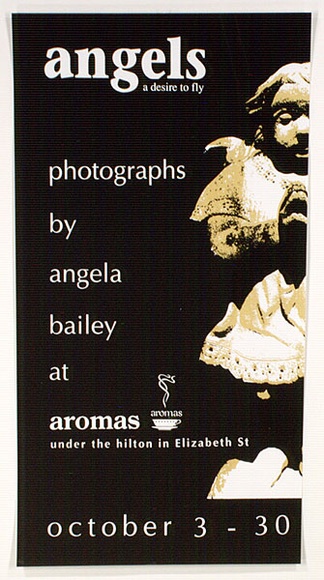 Artist: b'ACCESS 8' | Title: b'Angels.' | Date: 1991, September | Technique: b'screenprint, printed in black and gold ink, from two stencils'