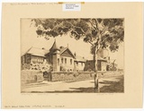 Artist: b'PLATT, Austin' | Title: b'Abbotsleigh' | Date: 1937 | Technique: b'etching, printed in black ink, from one plate'