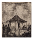 Artist: b'Wilson, Hardy.' | Title: b'Gate Lodge at Winbourne Mulgoa, NSW' | Date: (1924) | Technique: b'collotype'