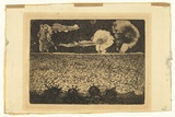 Artist: b'Laycock, Donald.' | Title: b'Apocalypse' | Date: c.1960 | Technique: b'etching and aquatint, printed in black ink, from one plate'