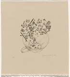 Artist: b'White, Susan Dorothea.' | Title: b'Storm in a tea-cup' | Date: 1983 | Technique: b'lithograph, printed in black ink, from one stone [or plate]'