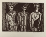 Artist: RIDSDALE, Dorothy | Title: Flash back | Date: 1981 | Technique: etching, printed in black ink, from one plate