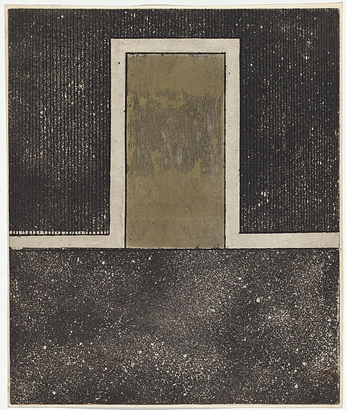 Artist: b'MADDOCK, Bea' | Title: b'not titled' | Technique: b'etching and aquatint, printed in colour in intaglio and relief, from one plate'