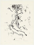 Artist: WILLIAMS, Fred | Title: Dry creek bed, Werribee Gorge | Date: 1977-78 | Technique: lithograph, printed in black ink, from one zinc plate | Copyright: © Fred Williams Estate