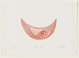 Artist: b'Dow, James.' | Title: b'Gelam.' | Date: 2006 | Technique: b'etching, printed in red ink, from one plate'