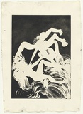 Artist: BOYD, Arthur | Title: (The breaking wave). | Date: 1973-74 | Technique: aquatint, printed in black ink, from one plate | Copyright: Reproduced with permission of Bundanon Trust