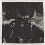 Artist: b'MADDOCK, Bea' | Title: b'Head I: etching experiment' | Date: 1972 | Technique: b'photo-etching and aquatint'