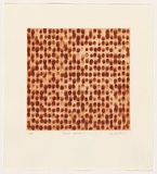 Artist: b'Taylor, Simon.' | Title: b'Burnt sienna' | Date: 2007 | Technique: b'etching, open-bite and aquatint, printed in colour, from one plate'