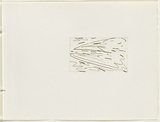 Artist: JACKS, Robert | Title: not titled [abstract linear composition]. [leaf 41 : recto] | Date: 1978 | Technique: etching, printed in black ink, from one plate