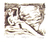 Artist: COLEING, Tony | Title: Watching T.V. | Date: 1986 | Technique: transfer-lithograph, printed in colour, from multiple stones [or plates]