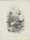 Artist: GILL, S.T. | Title: Diggers of high degree. | Date: 1852 | Technique: lithograph, printed in black ink, from one stone