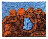 Artist: b'Pike, Jimmy.' | Title: b'Jarrngajartu Rockhole' | Date: 1991 | Technique: b'screenprint, printed in colour, from multiple stencils'