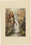 Artist: Angas, George French. | Title: Lower falls of Glen Stuart. | Date: 1846