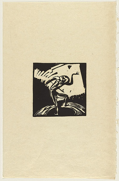 Artist: Shead, Garry. | Title: Clown | Date: c. 1984 | Technique: linocut, printed in black ink, from one block | Copyright: © Garry Shead