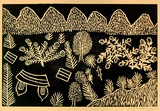 Artist: b'Petyarre, Gloria.' | Title: b'not titled [No.20]' | Date: 1990 | Technique: b'woodcut, printed in black ink, from one block'