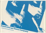Artist: UNKNOWN | Title: Kinetic Energy Dance Company | Date: 1981 | Technique: screenprint, printed in blue ink, from one stencil