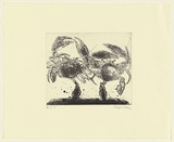 Artist: b'Law, Roger.' | Title: b'(Dancing crabs)' | Date: 2004 | Technique: b'etching and aquatint, printed in black ink, from one plate'