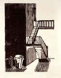 Artist: Kelly, William. | Title: not titled | Date: 1961 | Technique: woodcut | Copyright: © William Kelly