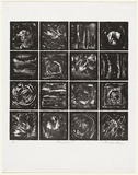 Artist: b'KING, Grahame' | Title: b'Microform I' | Date: 1971 | Technique: b'lithograph, printed in black ink, from one stone [or plate]'