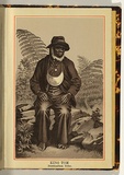 Artist: UNKNOWN | Title: King Tom; Derrinallum tribe. | Date: c.1890 | Technique: lithograph, printed in brown ink, from one plate; varnished