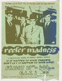 Artist: b'EARTHWORKS POSTER COLLECTIVE' | Title: b'Reefer madness: A nostalgic look at dope: 1930s style.' | Date: 1974 | Technique: b'screenprint, printed in black ink, from one stencil'