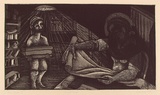 Artist: b'Harding, Richard.' | Title: b'Sweat shop' | Date: 1989 | Technique: b'etching, printed in black ink, from one plate'