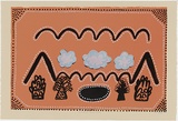 Artist: THOMAS, Lorna | Title: Ant bed dreaming - Lagoowany country | Date: 1996 | Technique: lithograph, printed in colour, from multiple stones
