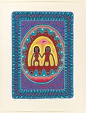 Artist: b'Morgan, Sally.' | Title: b'Adam and Eve' | Date: 1990 | Technique: b'screenprint, printed in colour, from multiple screens'