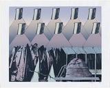 Artist: Senbergs, Jan. | Title: We're moving | Date: 1971 | Technique: screenprint, printed in colour, from multiple stencils | Copyright: © Jan Senbergs. Licensed by VISCOPY, Australia