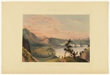 Artist: b'Angas, George French.' | Title: b'Interior of Mount Gambier.' | Date: 1846-47 | Technique: b'lithograph, printed in colour, from multiple stones; varnish highlights by brush'
