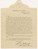 Artist: LINDSAY, Norman | Title: Letter 3 | Date: 1918 | Technique: letterpress