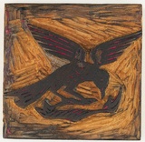 Artist: Rees, Ann Gillmore. | Title: Vignette (bird) | Date: c.1942 | Technique: engraved woodblock