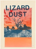 Artist: UNKNOWN | Title: Lizard Dust. | Date: 1980 | Technique: screenprint, printed in colour, from two stencils