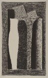 Artist: Lincoln, Kevin. | Title: White vase 2 | Date: 1987 | Technique: lithograph, printed in black ink, from one stone