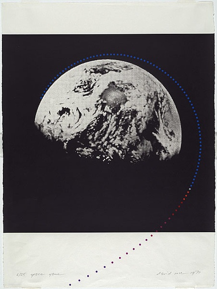 Artist: b'Rose, David.' | Title: b'Space game' | Date: 1970 | Technique: b'screenprint, printed in colour, from multiple stencils'