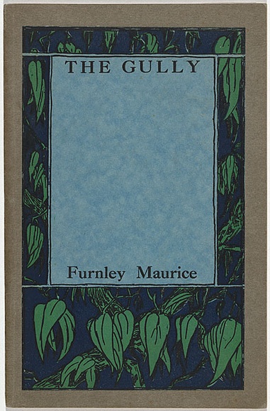 Artist: b'Maurice, Furnley.' | Title: b'The Gully.' | Date: 1925 | Technique: b'letterpress text; lthographs, printed in black ink, from one stone; hand-coloured'