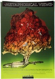Artist: ARNOLD, Raymond | Title: Metaphorical views, Chameleon Galleries, Hobart. | Date: 1987 | Technique: screenprint, printed in colour, from three stencils