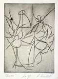 Artist: b'Wienholt, Anne.' | Title: b'Flowers' | Technique: b'engraving and softground-etching, printed in black ink, from one copper plate'