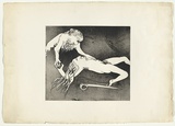 Artist: b'BOYD, Arthur' | Title: b'Just as Menalaus, they say...'. | Date: (1970) | Technique: b'etching and aquatint, printed in black ink, from one plate' | Copyright: b'Reproduced with permission of Bundanon Trust'