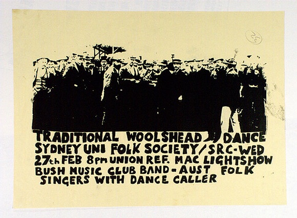 Artist: b'Burns, Tim.' | Title: b'Traditional Woolshed Dance.' | Technique: b'screenprint, printed in colour, from multiple stencils'