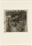 Artist: HANRAHAN, Barbara | Title: The beloved | Date: 1961 | Technique: drypoint, printed in black ink with plate-tone, from one plate