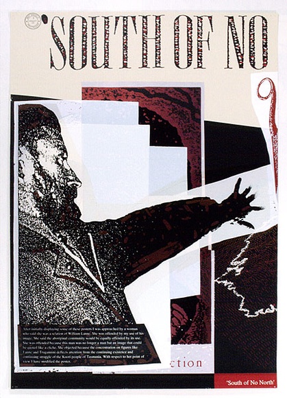 Artist: ARNOLD, Raymond | Title: South of no. | Date: 1992 | Technique: screenprint, printed in colour, from multiple stencils