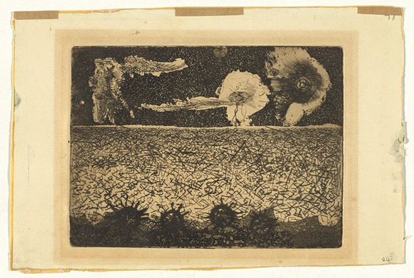 Artist: b'Laycock, Donald.' | Title: b'Apocalypse' | Date: c.1960 | Technique: b'etching and aquatint, printed in black ink, from one plate'