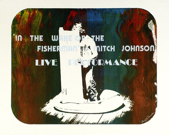 Artist: b'Johnson, Mitch.' | Title: b'Live Performance' | Technique: b'screenprint, printed in colour, from multiple stencils'