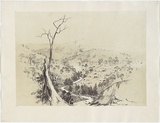 Artist: b'Angas, George French.' | Title: b'Ophir Summerhill Creek' | Date: 1851 | Technique: b'lithographs, printed in colour, from two stones'